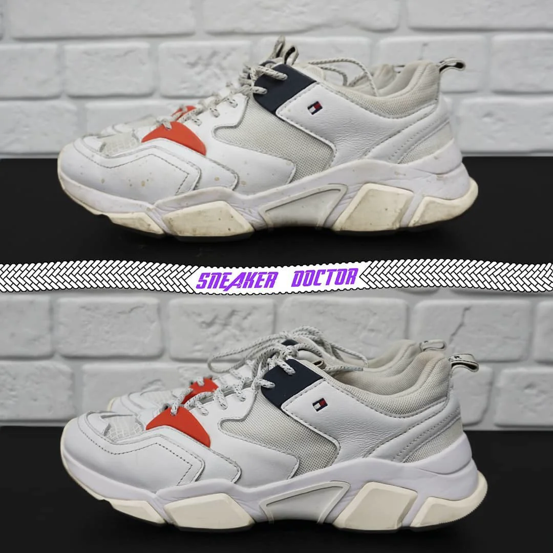 Detaliu cusături refăcute